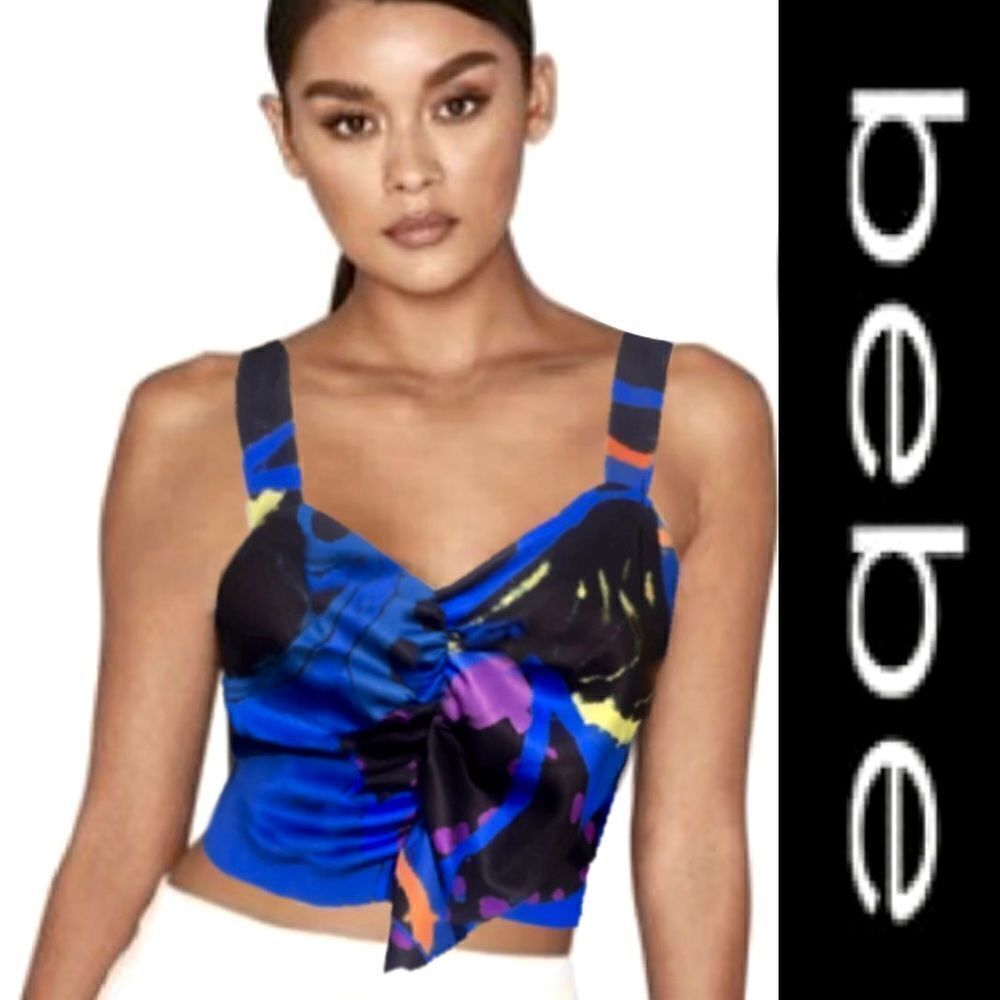 Bebe Ruffle Crop Top